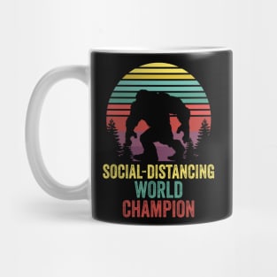 Bigfoot Real Social Distancing World Champion Mug